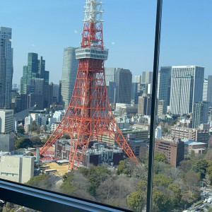 披露宴会場から見える東京タワー|726629さんのザ・プリンス パークタワー東京の写真(2407699)