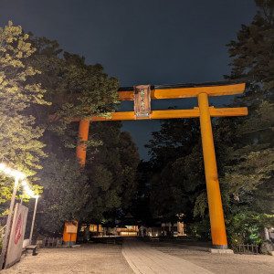 夜の披露宴会場|726629さんの川越氷川神社・氷川会館の写真(2299950)