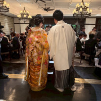 お色直しで和装にしました。