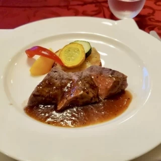 牛ロースの網焼き