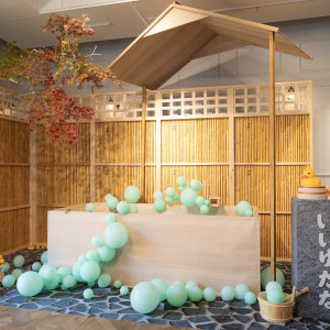 夫婦で温泉が好きなので温泉を作っていただきました。|726768さんのTRUNK BY SHOTO　GALLERY/テイクアンドギヴ・ニーズウェディングの写真(2301082)