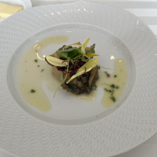 試食の料理