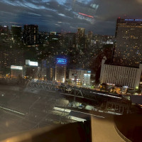 披露宴会場からの景色（夜）