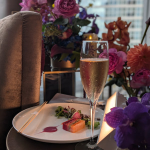 乾杯酒|727032さんのストリングスホテル東京インターコンチネンタルの写真(2547169)