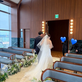 新郎新婦退場