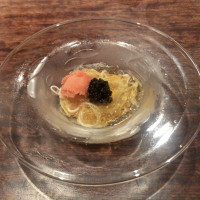 ジュレがかかっています。京フレンチとのことで和ミックスでした