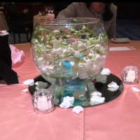 卓上装花ガラスボール
