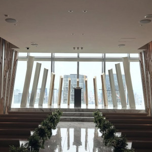 40名程度の参列であればゆったりと座ることができる|727469さんのThe 33 Sense of Wedding(ザ・サーティースリー・センス・オブ・ウエディング)の写真(2420953)