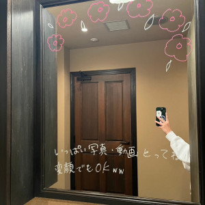 鏡へメッセージ|727897さんのSt. ヴァレンタイン福山/FIVESTAR WEDDINGの写真(2307877)