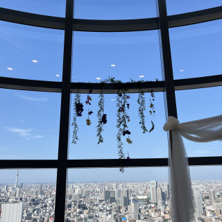 披露宴会場の景色