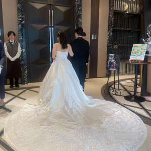 披露宴入場前|728162さんのリーセントカルチャーホテル/FIVESTAR WEDDINGの写真(2310919)