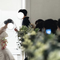 新婦ベールダウン。最後の支度。