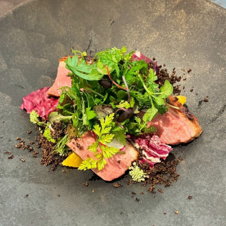 前菜2 鴨肉でした。旦那が絶賛してました