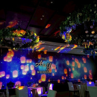 ディズニーのラプンツェルをイメージした演出は圧巻