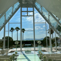 海が見えるチャペルが素敵すぎます