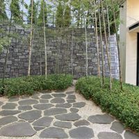 庭がきちんと整備されています
