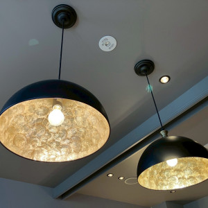 控室がスポットライトも大きくてオシャレ。内側がまるで貝殻。|728517さんのTHE LANDMARK SQUARE OSAKA(ザ ランドマークスクエア オオサカ)の写真(2504470)