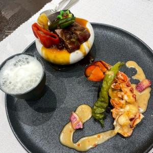 和で味付けされたメイン料理|728517さんのアヴァンセ リアン 大阪の写真(2504313)