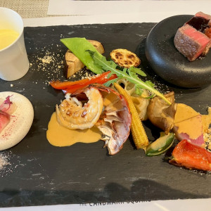 メインだけでなく、新鮮な野菜が盛りだくさんで見た目も鮮やか|728517さんのTHE LANDMARK SQUARE OSAKA(ザ ランドマークスクエア オオサカ)の写真(2504484)