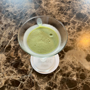 当日は抹茶ドリンクが提供されるようです。すっきりした味わい。|728517さんのTHE LANDMARK SQUARE OSAKA(ザ ランドマークスクエア オオサカ)の写真(2504475)