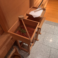 神前式入場前にあるお清め