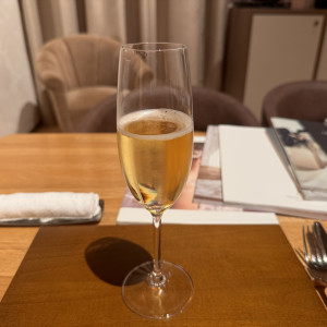 ノンアルコールのスパークリングワイン|728650さんのＴＨＥ ＳＯＲＡＫＵＥＮ （相楽園）の写真(2458572)