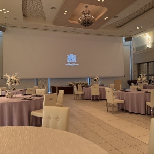 披露宴スクリーン|728650さんのノートルダム神戸/FIVESTAR WEDDINGの写真(2443927)