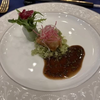 ふぐのソテーふっくらやわらかなふぐがとても美味しかったです