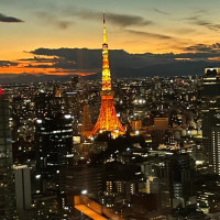 東京タワーが一望できる外観