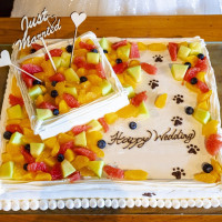ウェディングケーキ(ケーキトッパーは持ち込み)