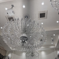 披露宴会場のシャンデリア