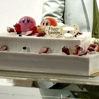 ケーキ装飾
キャラクターフィギュアは自前です