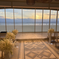 チャペルから見える絶景の海