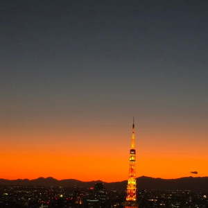 披露宴開始頃の夜景　東京タワー|728849さんのFish Bank TOKYO（フィッシュバンクトーキョー）の写真(2315634)