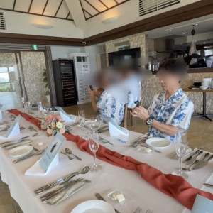 レストランでの披露宴|729056さんのシギラミラージュ ベイサイドチャペル(ワタベウェディング)の写真(2317010)