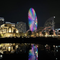 夜の時間帯の外観も素敵です