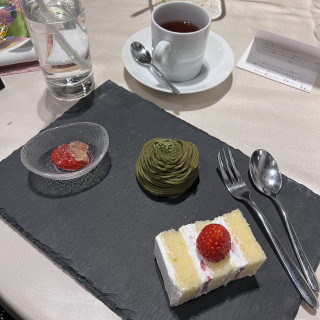 最後にでてきたケーキです