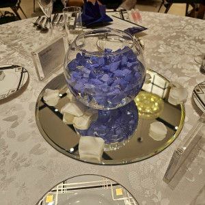 デーブル装花|729254さんのアルカンシエル横浜 luxemariage（アルカンシエルグループ）の写真(2470197)