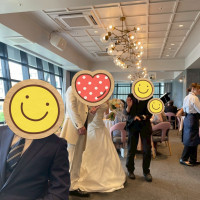 披露宴会場の高砂前付近