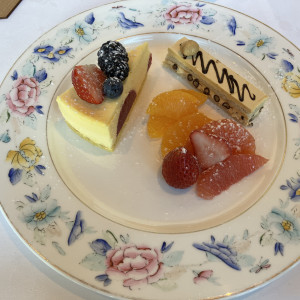 デザート 季節のデザートとウェディングケーキ|729388さんのアンティカ・オステリア・デル・ポンテの写真(2318871)