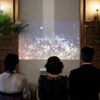 インナーガーデン
挙式直前サプライズムービー