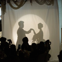 シルエット入場