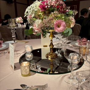 テーブル装花|729566さんのグランドプリンスホテル高輪 貴賓館の写真(2559819)