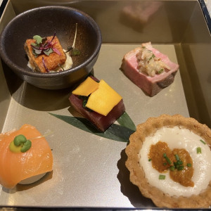 味覚をテーマにした前菜|729693さんのHATSUNEYA GARDEN ～since1868 Kawagoe～（ハツネヤ ガーデン）の写真(2321486)