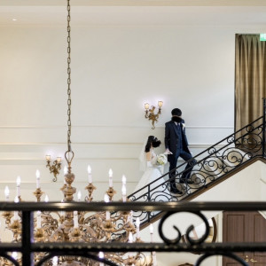 控室行くまでの階段|729816さんのア・ラ・モードパレ＆ザ・リゾート（A LA MODE PALAIS＆THE RESORT）の写真(2455580)