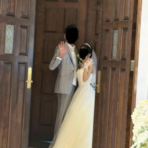 クロージングハグ|729816さんのア・ラ・モードパレ＆ザ・リゾート（A LA MODE PALAIS＆THE RESORT）の写真(2455569)