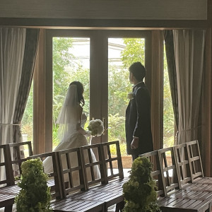 もう一つの挙式でも撮影しました|729816さんのア・ラ・モードパレ＆ザ・リゾート（A LA MODE PALAIS＆THE RESORT）の写真(2455609)