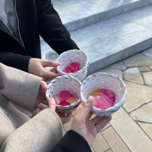 フラワーシャワーのお花はカラフルでした|729903さんのラ・スイート神戸オーシャンズガーデンの写真(2323175)