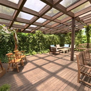 ウッドデッキ|729934さんのアールベルアンジェ チャぺル嵯峨野の写真(2513686)