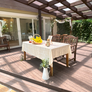 ウッドデッキ|729934さんのアールベルアンジェ チャぺル嵯峨野の写真(2513666)